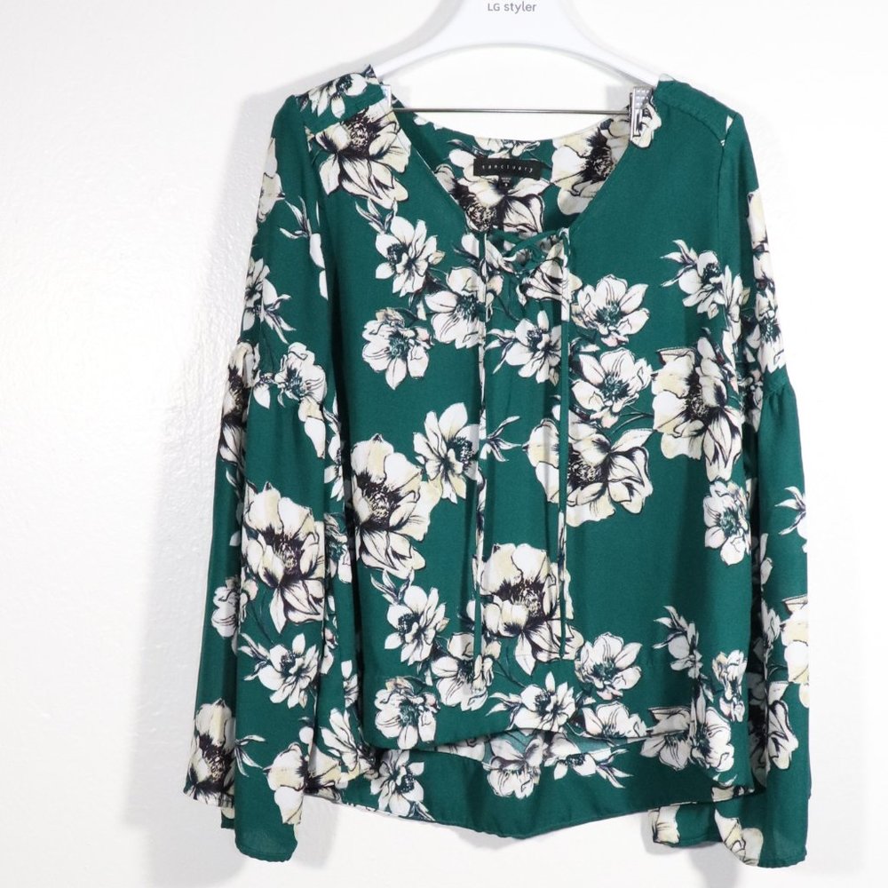 NWOT Sanctuary Bell Sleeve Blouse Size Small